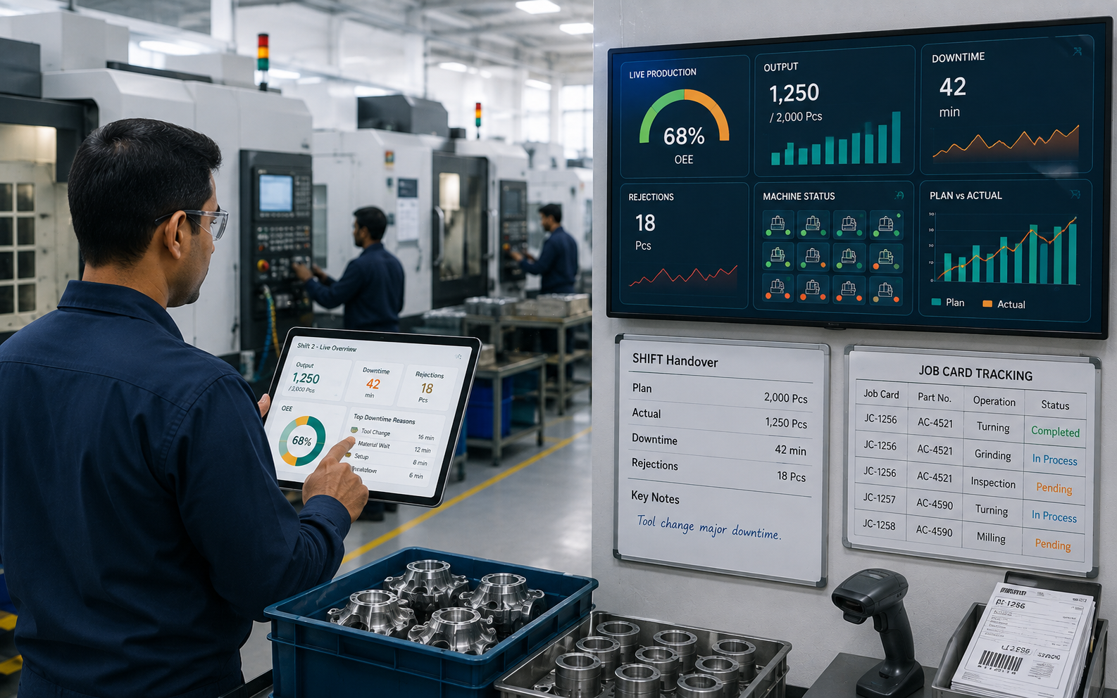 Production Tracking Software: Why Your Plant Still Learns About Shift 2 the Next Morning